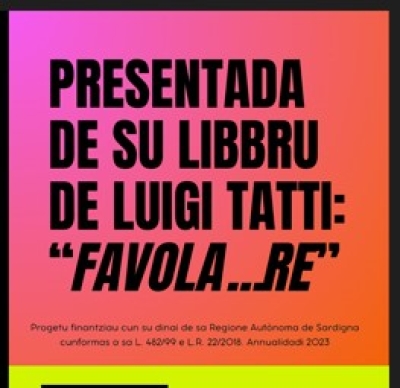 Presentada  de su libbru “Favola…re” de Luigi Tatti.  Martis su  23 de Abrili 2024.